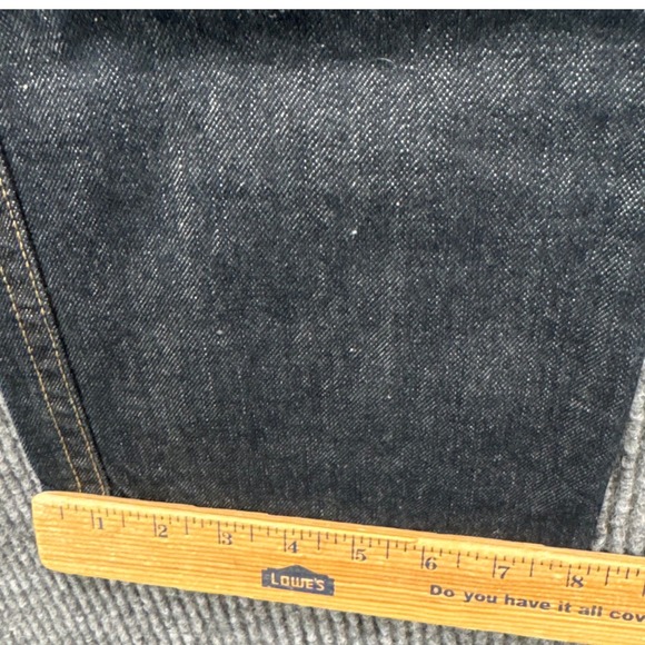 Harley Davidson Y2K Biker Moto Jean Dark Wash Straight Leg Denim Americana 30x30 - Picture 15 of 16